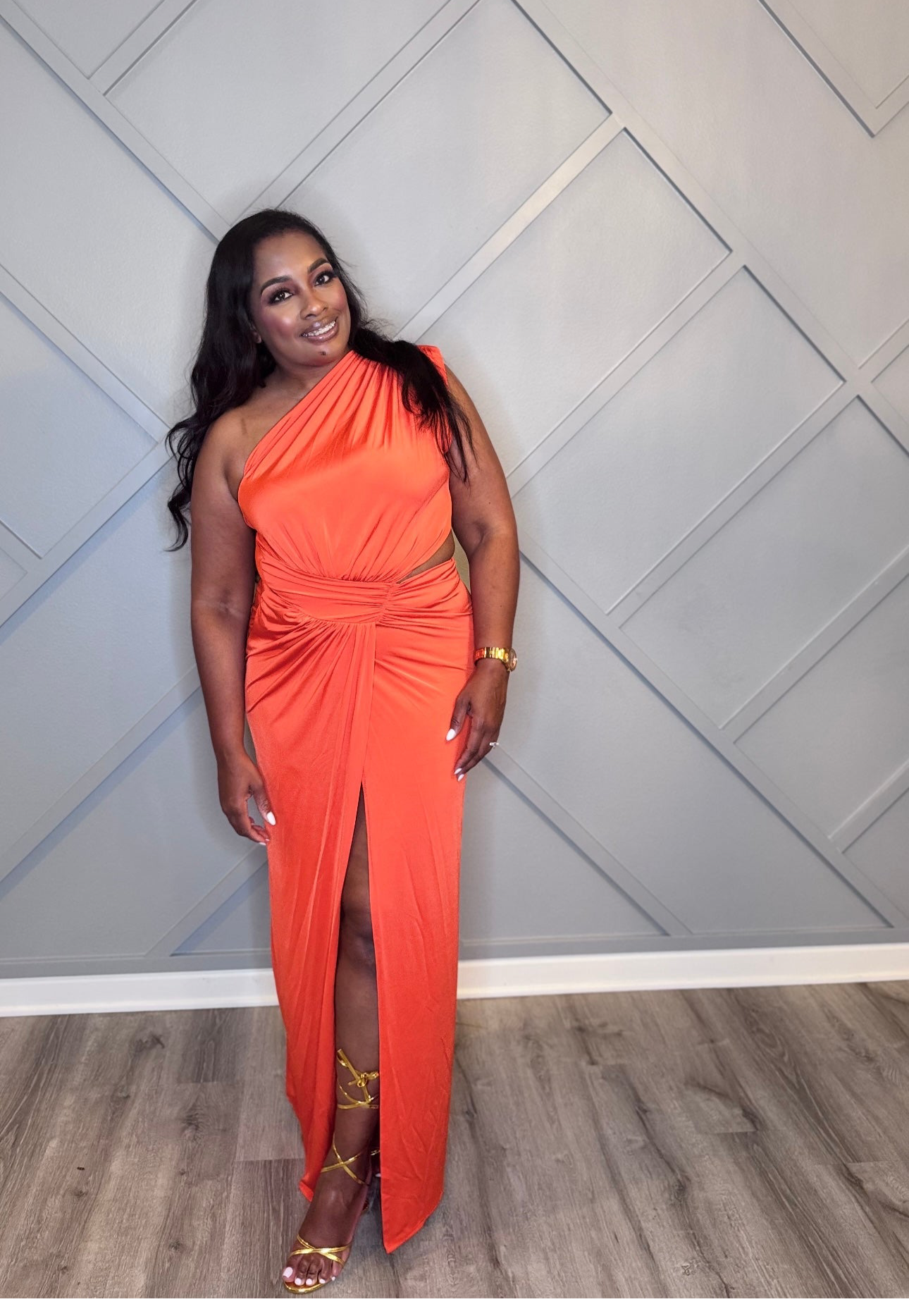 Orange CutOut Maxi