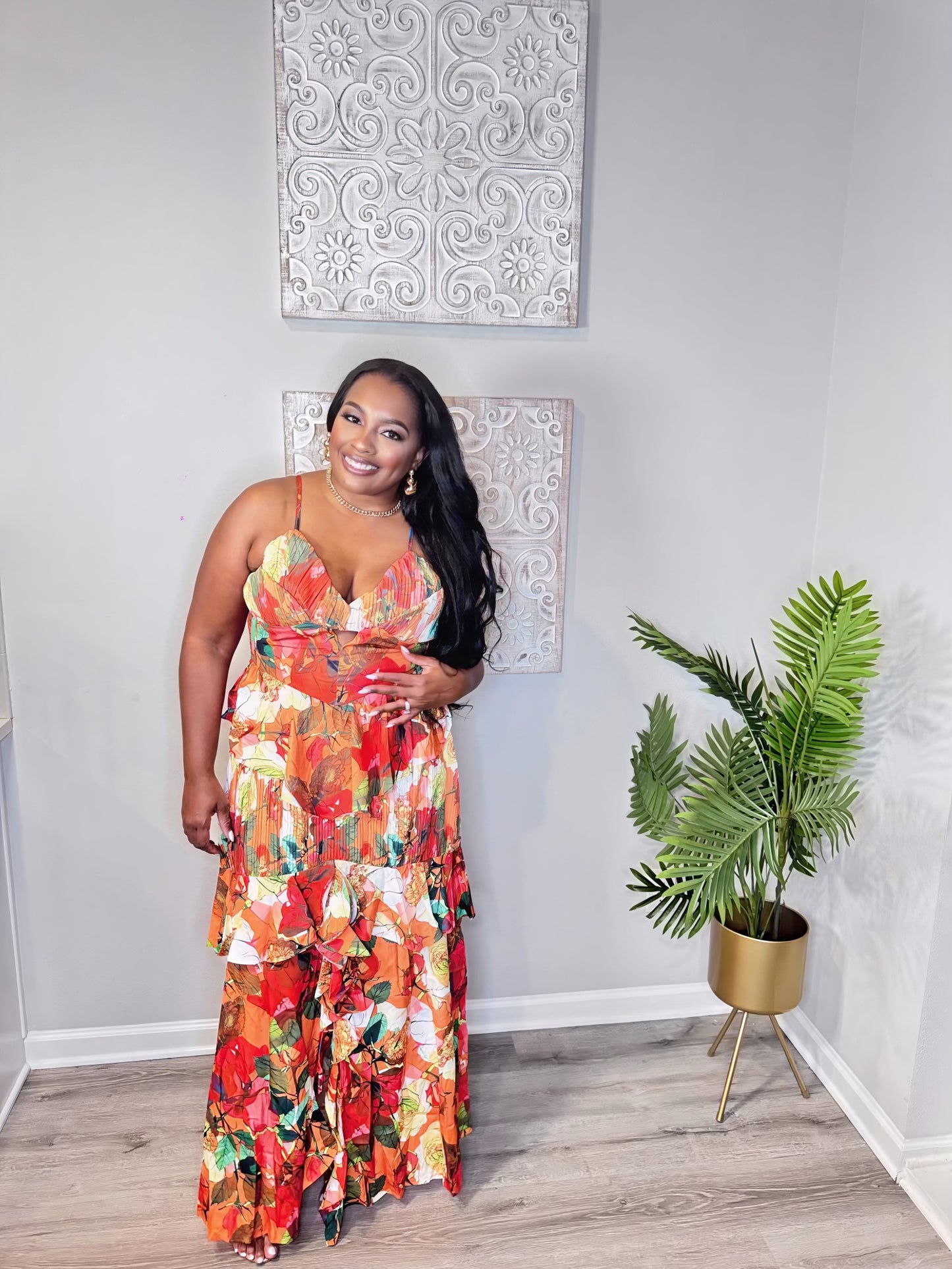 Sun-Kiss Garden Maxi