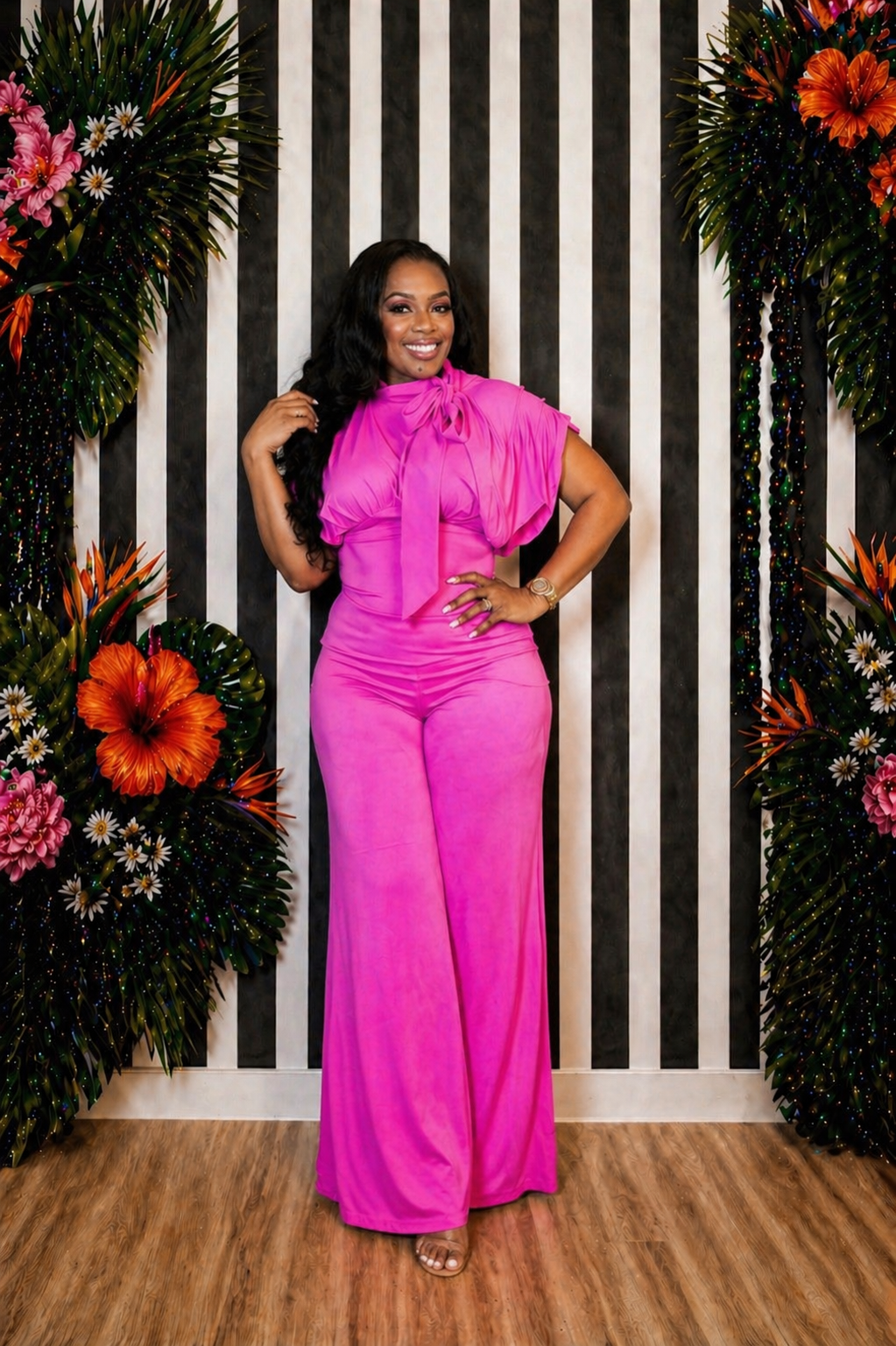 Classic Pink Jumpsuit