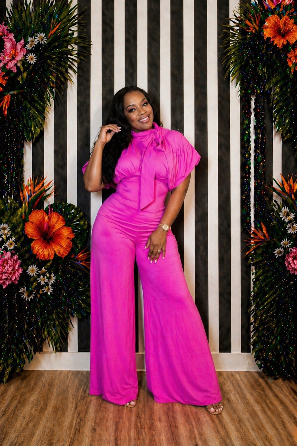 Classic Pink Jumpsuit