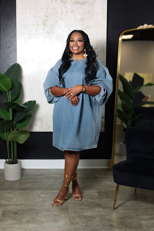 Belle Denim Dress